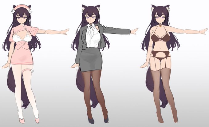 看板娘の服装設定です。 