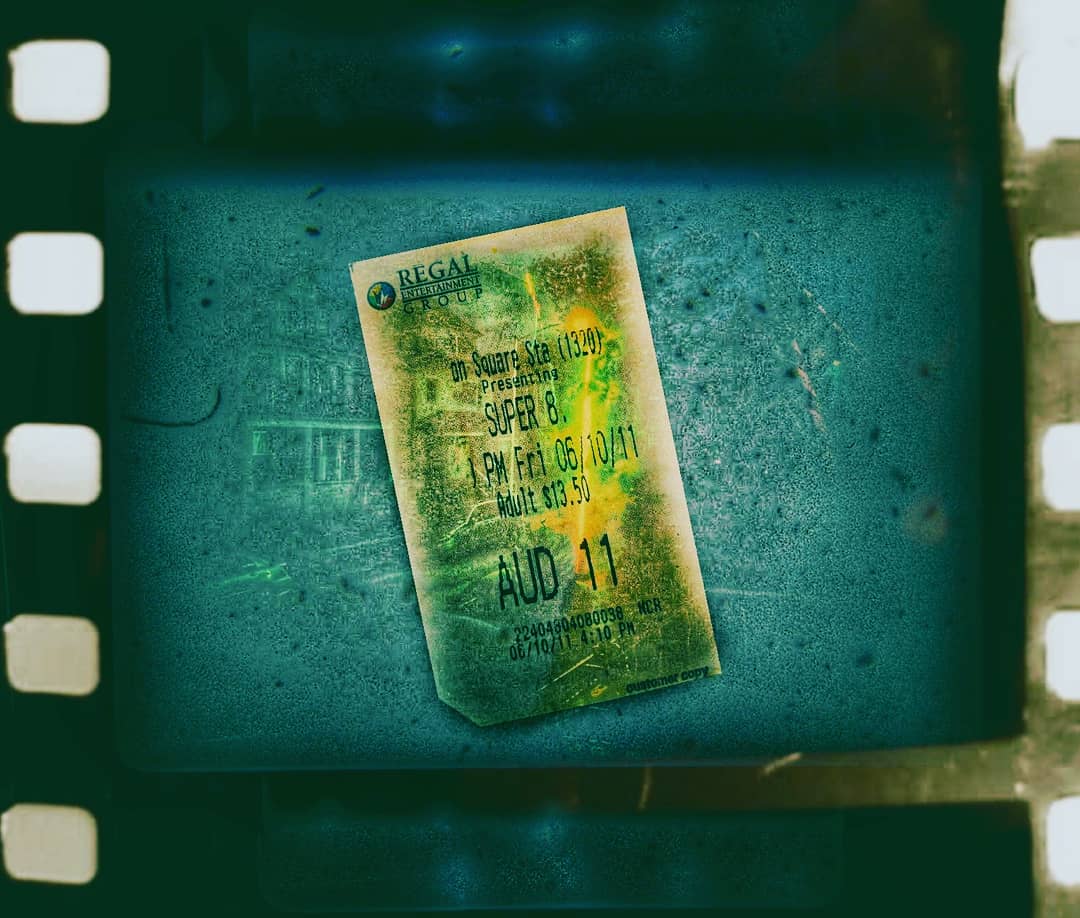 mylifeinstubs's tweet photo. Super 8
Director: J.J. Abrams
Date: June 10, 2011
.
.
.
#super8 #jjabrams #ellefanning #kylechandler #joelcourtney #ryanlee #rileygriffiths #ajmichalka #roneldard #glynnturman #noahemmerich #stevenspielberg #aliens #super8film #scifi #scifimovies #super8mm #movie #moviestub https://t.co/DrIFASbWwm