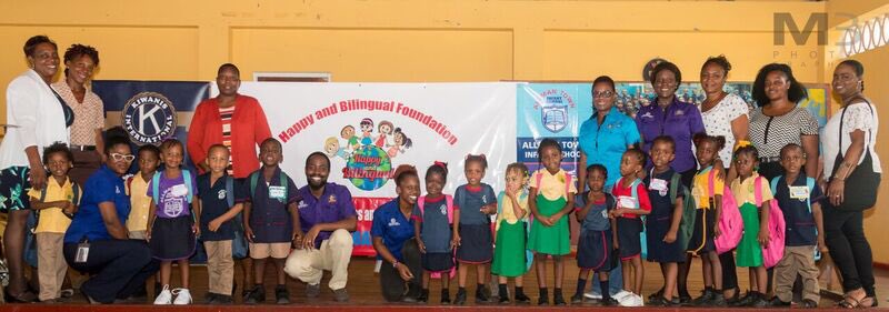 KiwanisKCCCK's tweet photo. Backpack Global part 2 was a success. Thanks to #happyandbilingualfoundation on behalf of #AllmanTownInfant &amp; #SalvationArmyBasic 
📸: @mbakerjm 
#Service #Kiwanis #CapitalCity #KidsNeedKiwanis #LiveIt #LoveIt #ShareIt #LiveToServe #LoveToServe #TBT #ServingTheChildrenOfTheWorld https://t.co/KMZfCvm5hb