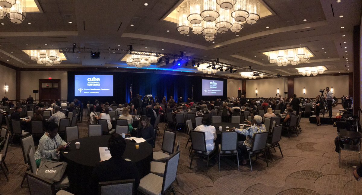 BenReedICT's tweet photo. What a pleasure to share about #wpssummerstem to an excellent and informed audience of urban school board members at #CUBE2018. You have the power to attack the summer learning slump and turn it into a bump! @TerrellDDavis1 @sbalthrop13 https://t.co/68rQsfe5oX