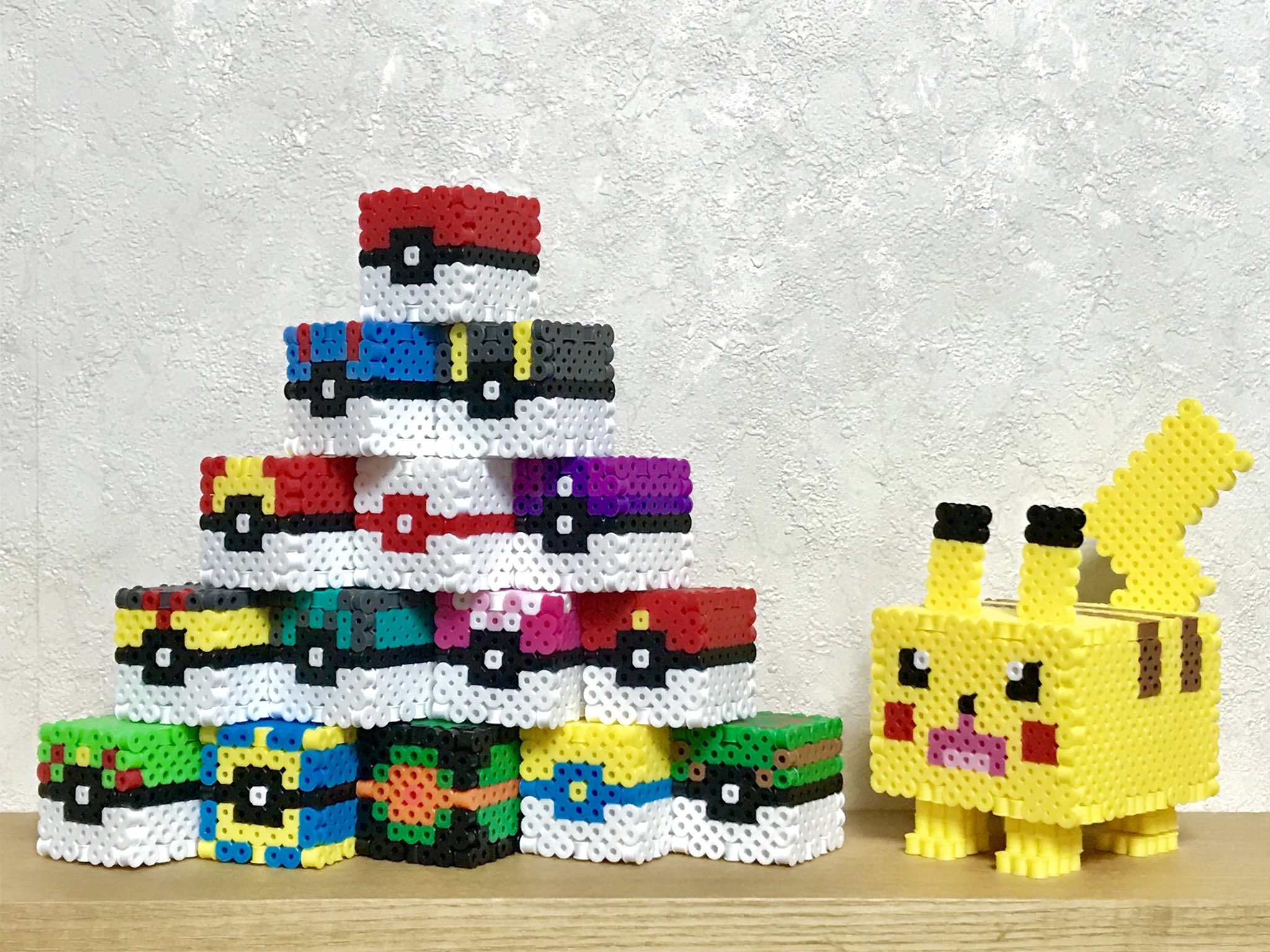 Sappoi さっぽい 立体アイロンビーズ Ar Twitter ポケモンクエスト風のモンスターボールをアイロンビーズで色々作ってみました パーラービーズ アイロンビーズ ポケモンクエスト Perlerbeads T Co Wwhidgp59a Twitter