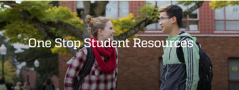 uoregon's tweet photo. Have a question about how to declare a major, find internships, learn about undergrad research opportunities? Find info on those and a wide range of other topics that will come in handy during your time on campus on our cool new One Stop website: https://t.co/ilMqvlrzsH https://t.co/9VvGyyG7Cm