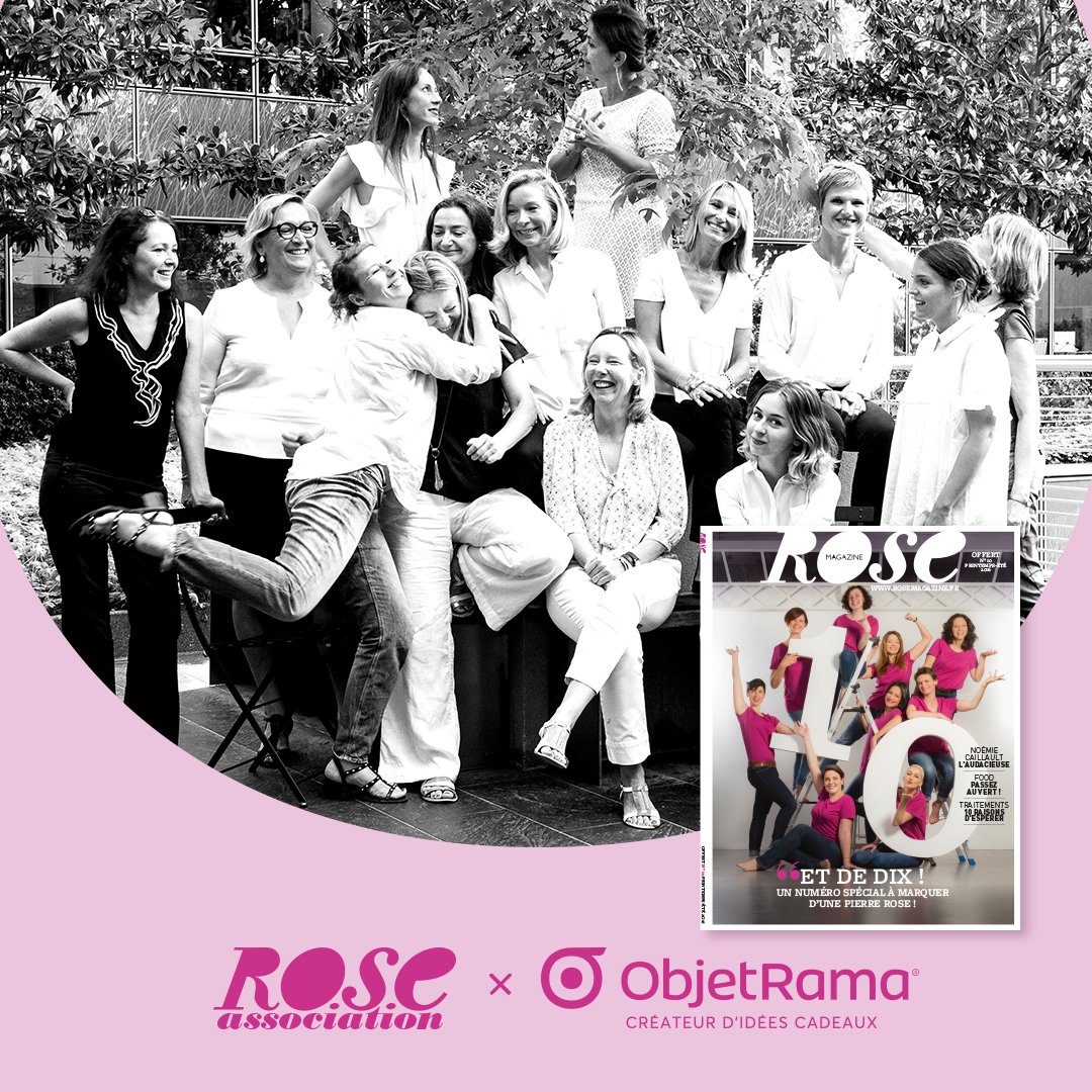 objetrama's tweet image. #ObjetRama soutient @ROSEMAGAZINE1 pour une durée d'1 an :) ! Pour en savoir plus, c'est par ici --&amp;gt; bit.ly/2xX4fn6  #partenariat #soutien #roseassociation