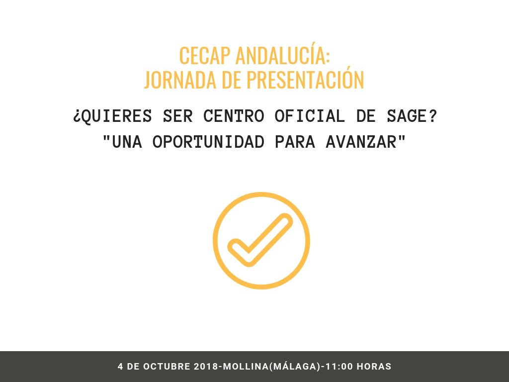cecapandalucia's tweet photo. Jornada de presentación:
Acuerdo Cecap Andalucía y Sage https://t.co/JERXBMfhmf
