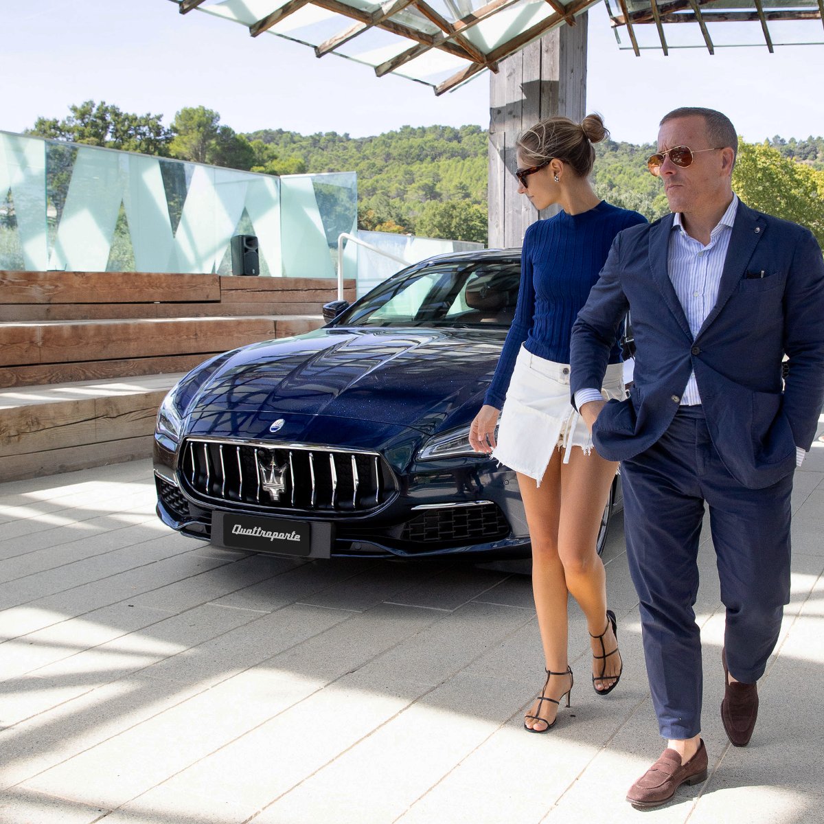 Maserati_HQ's tweet photo. A walk through the Provence. Art, gastronomy, design and harmonious landscapes. The only thing that could make it better: Maserati. #MaseratiGhibli  #MaseratiQuattroporte @ChateaulaCoste https://t.co/nacnzOFCfJ