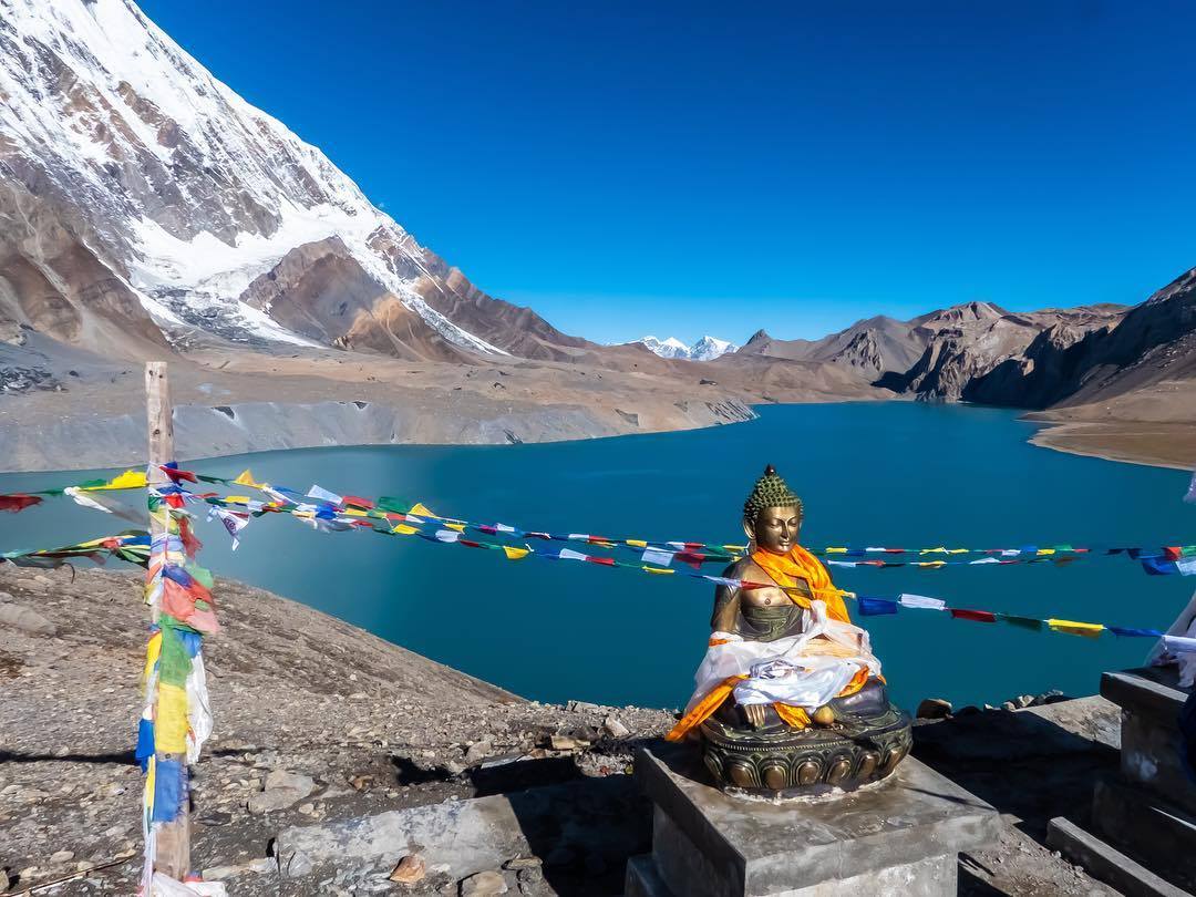 uptohimalaya's tweet photo. Tilicho Lake. ๐ฎ๐
Tilicho lake, the worldโs highest lake lies on the Annapurna Circuit, one of the best trekking routes in Nepal. ๐
#tilicholaketrek #tilichotrekking #annapurnacircuit #himalayas #highestlake #mountainlover #trekker #annapurnatrek #mtannapurna #peace #love https://t.co/nI3IYz9bmo