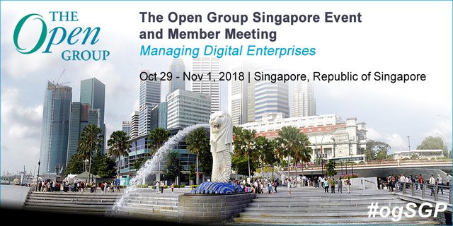 OpenPlatform3's tweet photo. Register today for The Open Group event and member meetings in #Singapore! The early bird rate for #ogSGP ends today, Friday Sept 28! https://t.co/E7tBiHtQIH
#Smartcities #IoT #OpenPlatform3.0 #EntArch and more on @TheOpenGroup agenda https://t.co/Ih8vRLHZLa