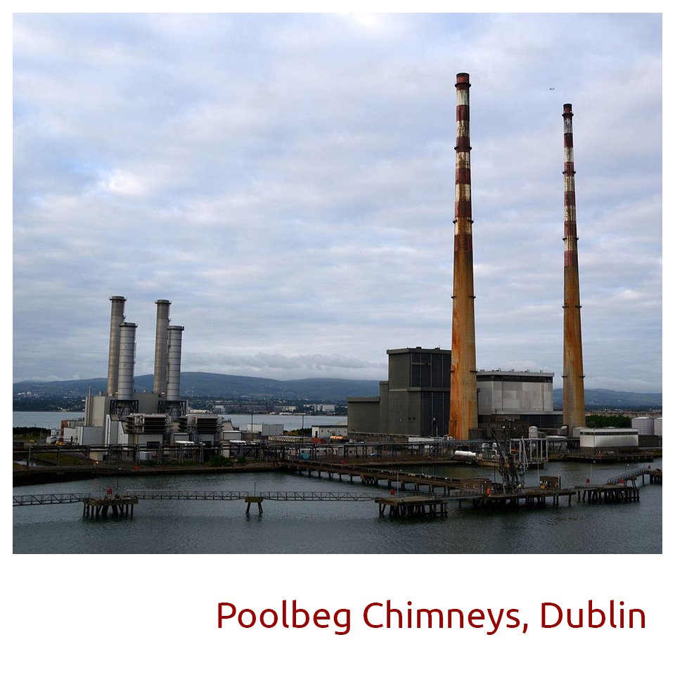 DoyleConcrete's tweet photo. The much loved retired power plant, Poolbeg Chimneys, has been an iconic landmark which dominates the skyline in Dublin. https://t.co/F5FXRi0BmZ