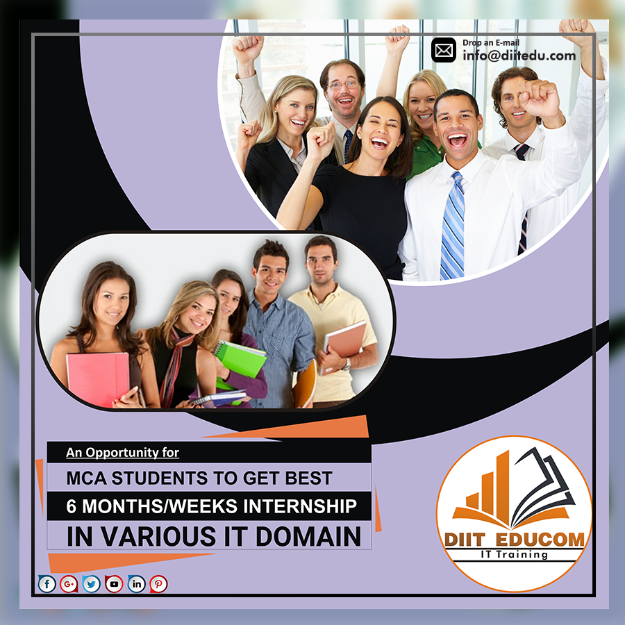 diitit's tweet photo. Best internship for MCA students in various domain is provided by DIIT Educom.
For more information, contact us at https://t.co/mvthUoPyz5
Email: - info@diitedu.com
Mobile: - +91-8432555566, 9413084108
#MCAinternship #internship #CloudComputing #Angularjs #Java #PHP #Android https://t.co/vkew410iQD