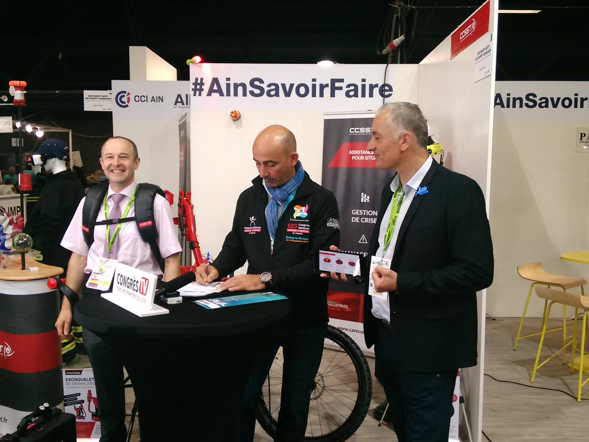 CCI_Ain's tweet photo. L'entreprise #CCSST interviewée sur la #WebTV du @congresSP2018 à retrouver sur YouTube ou sur le Village #AinSavoirFaire jusqu'à samedi https://t.co/tq0NeySsaT