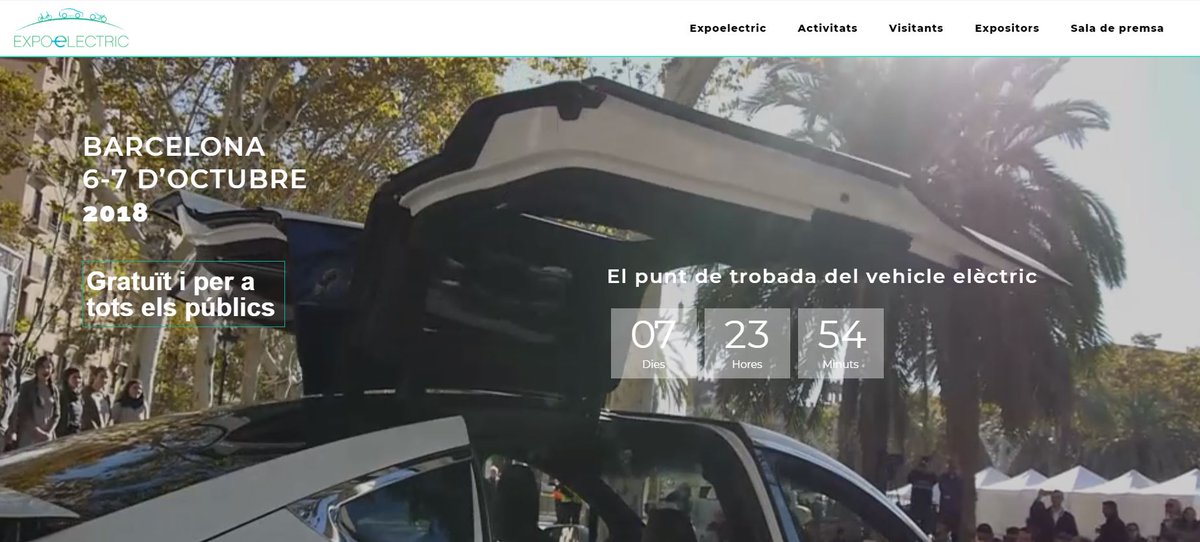 Expoelectric's tweet photo. [NOVETAT #Expoelectric2018]

Per aquesta nova edició, estrenem nou web! 💻

Informa't de totes les activitats i expositors que trobaràs el cap de setmana del 6 i 7 d'octubre a l'Arc de Triomf!

 https://t.co/p8fdtlMcwQ 🔌 https://t.co/G7Vg4qxQ8Q