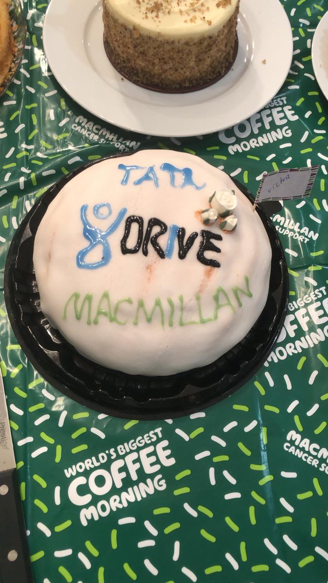 tata_comm's tweet photo. The Great Tata Bake off is back and this time #TeamTataComms London really out - 'doughed' themselves. With all the baking and eating, the money we raised will support people who have been affected by cancer with @macmillancancer. 🍰  #MacmillanCoffeeMorning #TataCommsDRIVE https://t.co/w4VXyBrL3h