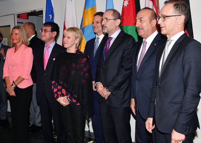 PKraehenbuehl's tweet photo. My deepest appreciation goes to Foreign Ministers of Jordan, Sweden, Turkey, Japan &amp; Germany, as well as High Rep &amp; VP of European Union for co-chairing remarkable Ministerial meeting in NY. This major event helped mobilize over $120 M in support of @UNRWA &amp; Palestine refugees. https://t.co/UQSmuJxSUe