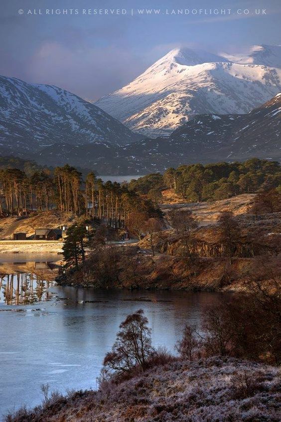 Sunrise in Glen Affric, Scottish Highlands by Land of Light #Scotland #photography #landscape #dawn