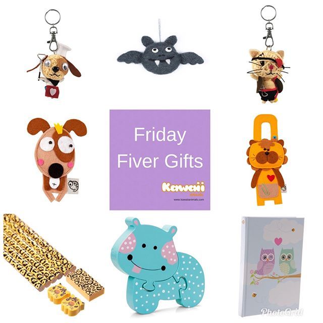 MyKawaiiAnimals's tweet photo. It’s Friday so here are some #FridayFiver gift ideas! #kawaii #kawaiianimals #keyrings #feltanimals #stringdolls #magnets #doorhangers #puzzles #notebooks #pencils #bat #cat #dog #hippo #owl #bird #cheetah https://t.co/24j7Yv7wQI