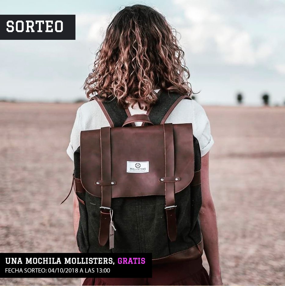 mollisters's tweet photo. ¡¡SORTEO!!
¿Quieres una mochila Mollisters GRATIS?
Síguenos y haz RT al tweet para participar 😎😎
¡Ve mirando en https://t.co/AlBfKm8rwM qué #mollisters quieres!
Fecha del sorteo: 04/10/2018 a las 13:00h. ¡Suerte! https://t.co/La6nks9DFf
