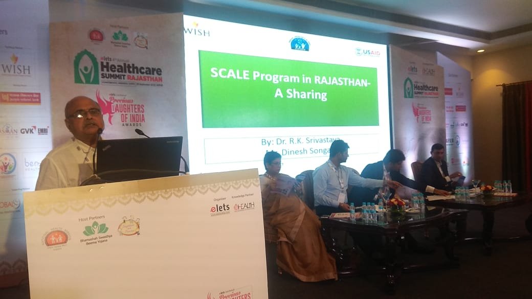 ehealthonline's tweet photo. Industry presentation by #RKSrivastav, Senior Advisor, Innovations for Public Health, @Wish_India  at 4th Annual Healthcare Summit Rajasthan @RajGovOfficial @KalicharanSaraf @BanshidharBajya @RajCMO @NidhiBhardwaj #HealthcareRajasthan  #HealthcareSummit https://t.co/Q3h9RdqV2K https://t.co/OHZGGRfPn0