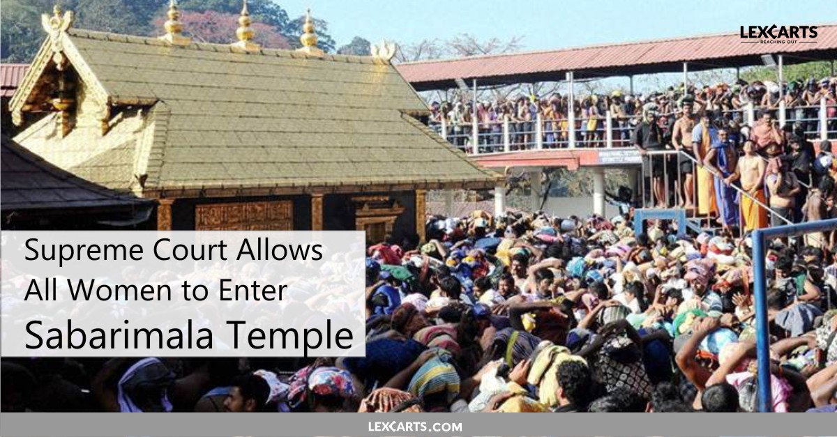 lexcarts's tweet photo. Supreme court allow all women to enter Sabarimala Temple 
#Sabarimala #sabarimalaVerdict #LawAndOrder #Lexcarts https://t.co/WOQBvIJx26