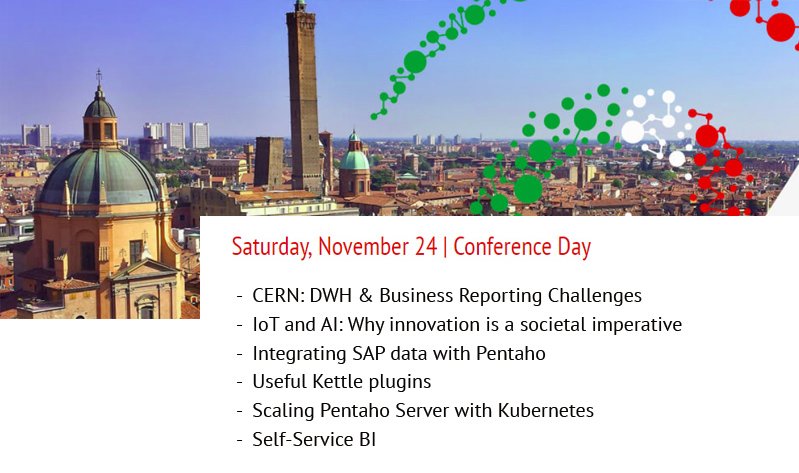 Die Agenda für das Pentaho Community Meeting wächst weiter! Neben dem <a href="/CERN/">CERN</a> werden IoT-Evangelist @wael_elrifai und Big Data-Spezialist @ihijazi dabei sein. Reichen Sie jetzt Ihr #Pentaho-Projekt ein: ow.ly/kWei30kWbhj