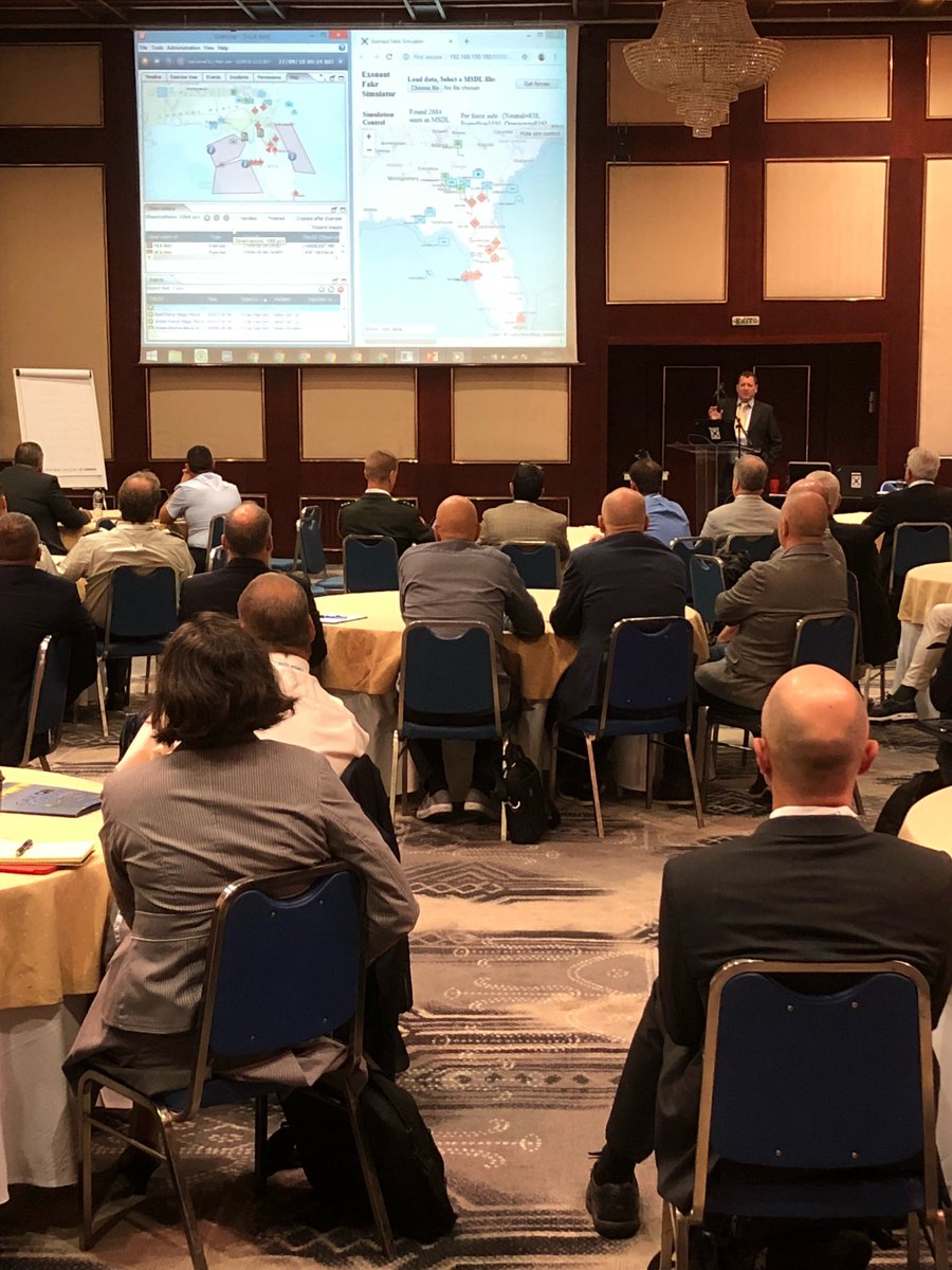 4C_Strategies's tweet image. 4C Strategies demonstrated the Exonaut® Integration Engine (EIE) to the delegates at the NATO CAX Forum in Sofia; with Exonaut stimulating effects in a simulation, as well as reacting to the training audience actions in the simulation environment #NATO #CAX #Exonaut #Simulation