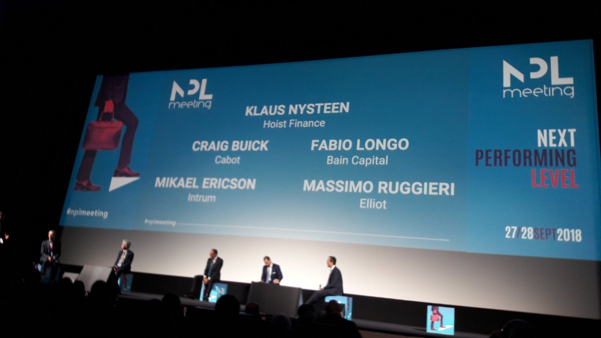 GinBrandi's tweet image. Italy: an important #npl market for international firms. #NPLmeeting2028 #mainconference @BainCapital @IntrumGroup Elliot, Cabot @HoistFinance