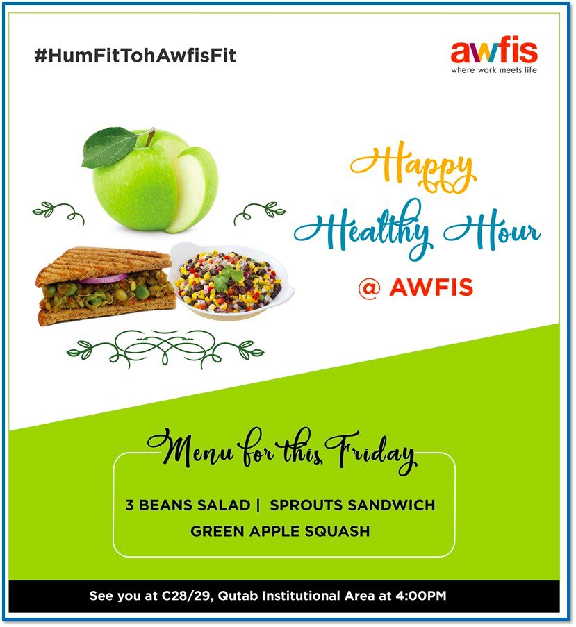 GauravGoelHR's tweet photo. What's Healthy this Friday @ @myawfis , its the new innovative sprouts sandwich and 3 beans salad 😛.. #HumFitTohAwfisFit #FunFriday #FridayFeeling #AwfisFridays #EmployeeEngagement #HR #culture https://t.co/JaKHLL5gRa