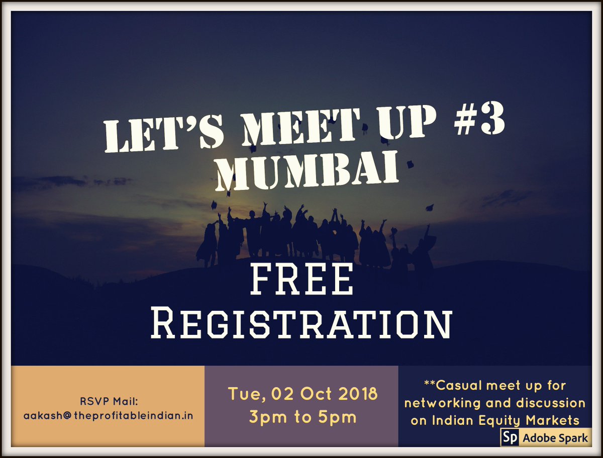 IndexPulse's tweet photo. Comment a Nifty50 closing (for today) according to you which can #arrest the fall in the index ? It is okay, even if it doesn't close, view can still be right
The one which the most #precised answer will be specially invited at the #LetsMeetUp #03 in #Mumbai on October 02, 2018. https://t.co/x0ccL37aDV