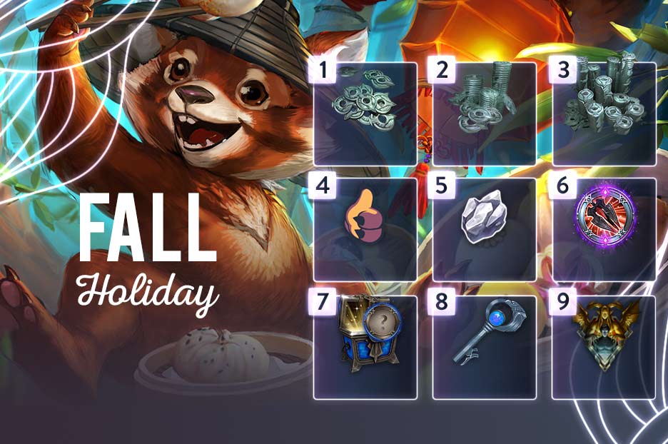 Login every day to receive free rewards during Fall Holiday celebration, starting now! 🍁🍂
A new checklist event is also in place, complete them all to receive sweet sweet rewards.