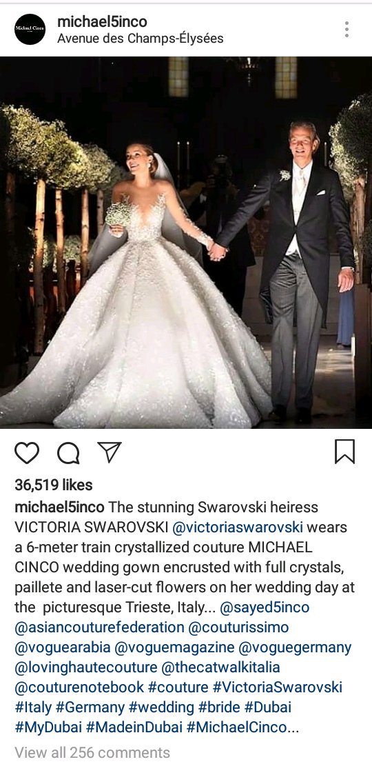 victoria swarovski wedding dress