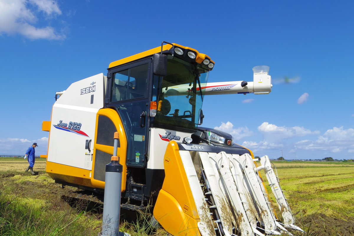 ヰセキ関東甲信越 甲信越支社 新潟市 スマート農業 企業間連携実証プロジェクト 収量コンバイン Hj6123 を使用し 有限会社 米八様の圃場で 稲刈りを行いました 本日18時台の県下ニュース番組で放送見込みです Hj6123の情報はこちら T Co
