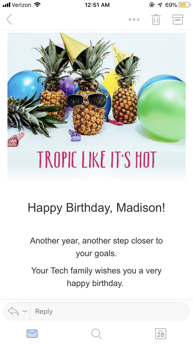 madisonxjones22's tweet image. go to a college that sends you birthday emails #heckyeahtechyeah