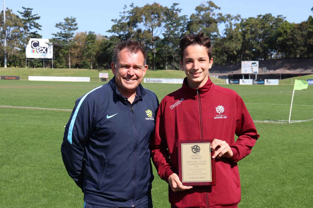NNSWF's tweet photo. Congratulations to the #FFANYC for Boys Goalkeepers of the Tournament

13 Years - Blair Fitzpatrick (@NewcastleJetsFC)
14 Years - Jack Warshawsky (@FootballQLD Metro) https://t.co/iz5Vuspx4B