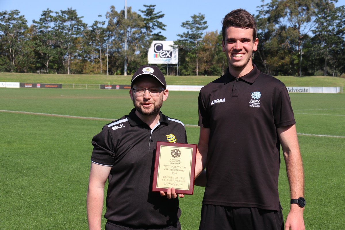 NNSWF's tweet photo. Congratulations to the #FFANYC for Boys Referees of the Tournament

13 Years - Ivica Covic (@footballnsw)
14 Years - Ryan Elton (@FootballQLD) https://t.co/CkCcO9RikB