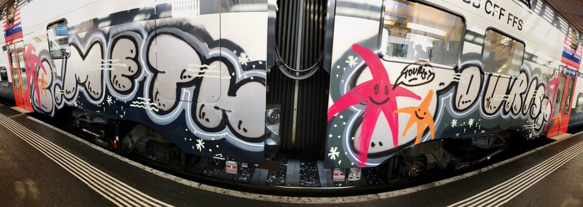 mvp_zrh's tweet photo. #graffiti #spraytrains #trainbombing #zurich #tourist #cure #meth #blow #syka #end #fois #tunr #francesco https://t.co/lE6TlRMSxN