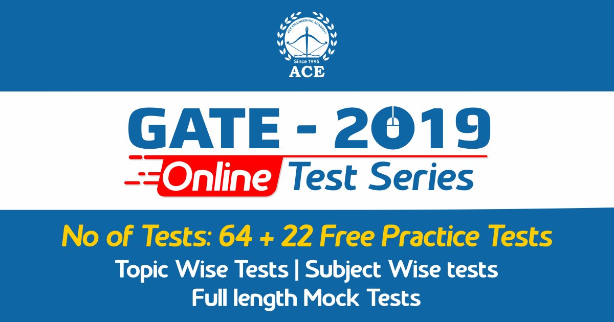ACE_Enggacademy's tweet photo. Online Test Series for GATE 2019 I ACE Engineering Academy 
Register Now : https://t.co/j7tNZKKsvi
Call us at 040-48539866
#gate #onlinetestseries #ese #publicservice #onlinetest #ace #civilengineering #civil #aceacademy #onlinetestseries #gateonlinetest #eseonlinetest #ese2018 https://t.co/5ho6PdPpBL