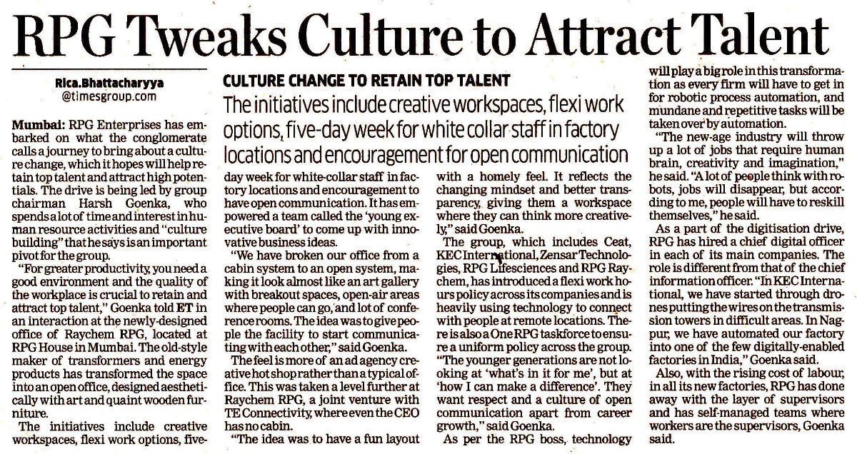 sumalya_adak's tweet photo. #culturallydifferent#speeadinghappiness#RPGGroup#proud of being the part of such a progressive , people centric organisation ,@hvgoenka https://t.co/EumgJr4p9W