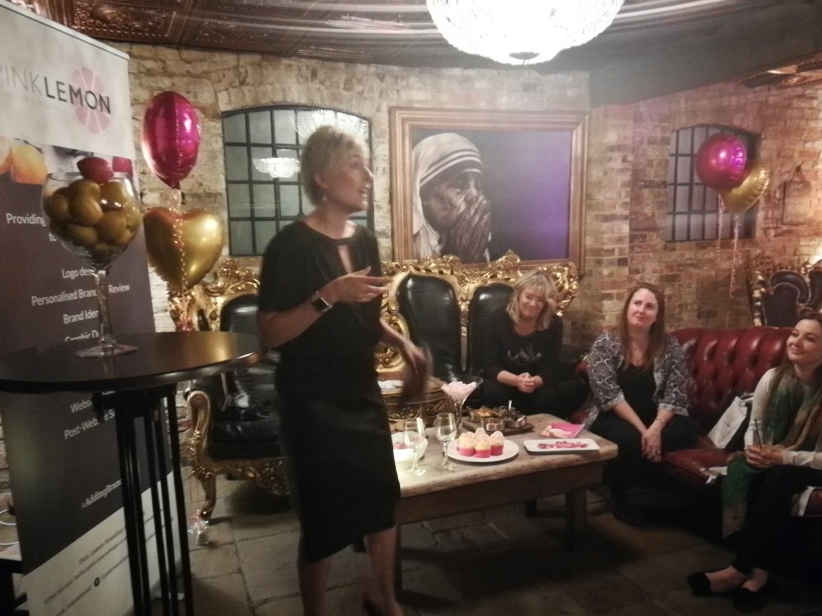DWiltonArt's tweet photo. Happy 1st #Business Birthday @PinkSpag_Emily looking forward to reading your #branding book. Long may your success continue!! Also great to catch up with so many lovely people ๐ https://t.co/s6comeM07F