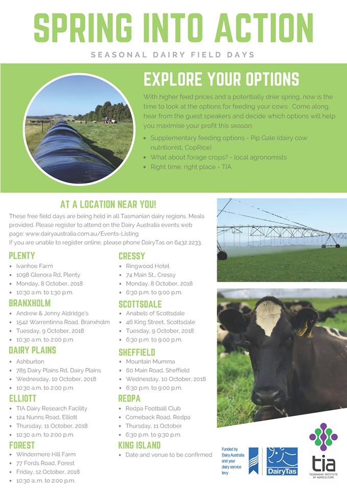 Turns out there's now a handy flyer for these <a href="/dairy_tas/">DairyTas</a> events on managing on farm feed! #ausdairy #tasmania <a href="/TIADairy/">TIA Dairy</a>
