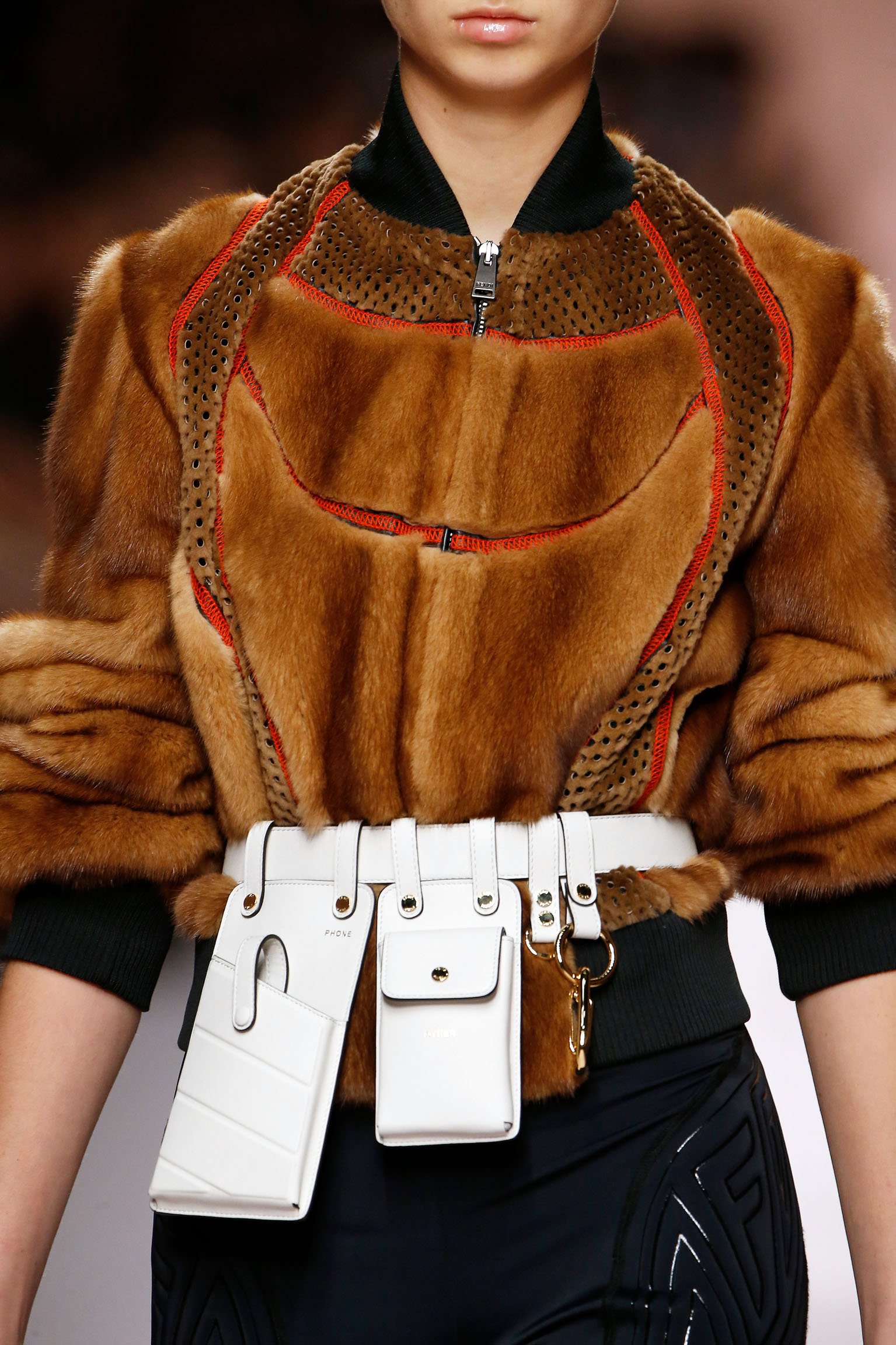 Fendi, Accessories, Fendi Leather Belt