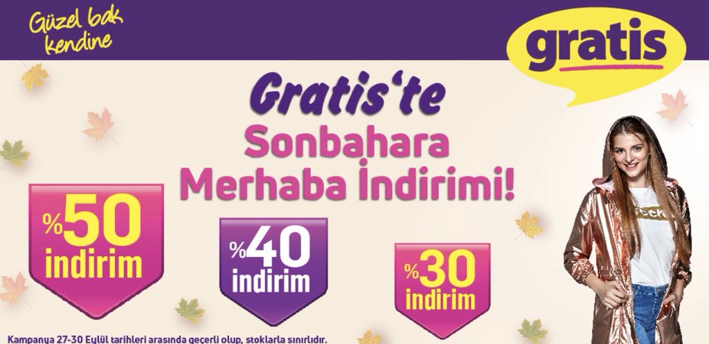 Lovelet_Outlet's tweet photo. Gratis’te Sonbahara Merhaba İndirimi! https://t.co/bGGnSq0wSP