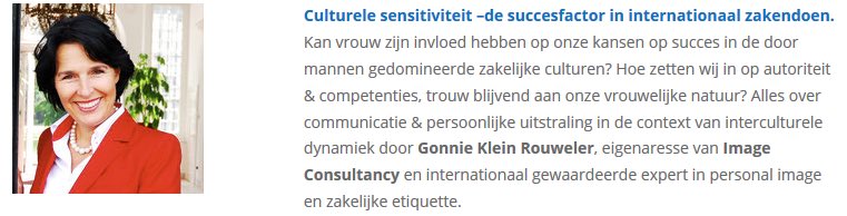 Laat je op 11 oktober inspireren door top vrouwelijke ondernemers uit <a href="/Twente/">Twente</a>. Oa met <a href="/GonnieProof/">Gonnie KleinRouweler</a> <a href="/Image/">lolwasdf</a> over culturele sensitiviteit. Meld je snel aan: wtctwente.nl/11-oktober-201…