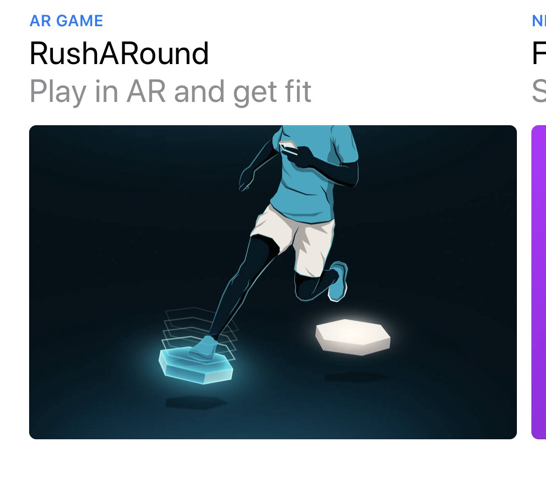 jambavgames's tweet photo. #RushARound Like no AR game you've ever seen!🏃‍♂️ Thank you @AppStore for featuring it! 😍😍 https://t.co/38b0yo9xnS https://t.co/4qSAeAw0P5