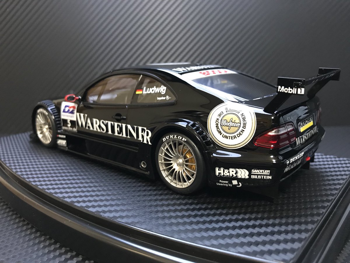 タミヤ1/24メルセデスベンツCLK DTM チームヴァールシュタイナー 製作