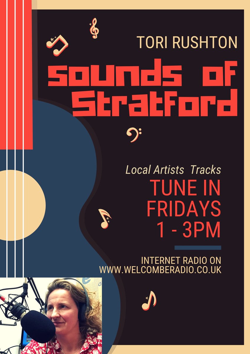 Tune in at 1pm on welcomberadio.co.uk your community radio station.. live guitar playing from Tori 🤪