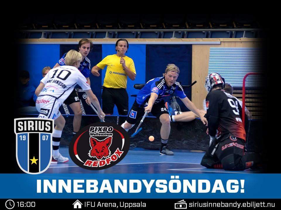 Ta med familjen på söndag! 💙🖤
Gör söndagen till en fest med mat innan matchen, fika från Café Sirius i pausen och kolla världens bästa liga från bästa sittplats i vår fina <a href="/ifuarena/">IFU Arena</a>  🤗 Terassen har öppet från 14:30 och du hittar vuxenbiljetter från 80:-. Billigast i SSL? 😃