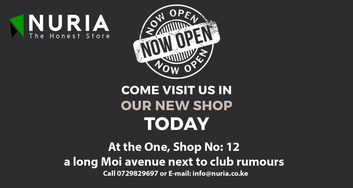 NuriaStore's tweet photo. Visit Our new shop in Nairobi CBD area a long Moi avenue next to club rumours the one, shop no:12
Call us on 0729829697 or E-mail: info@nuria.co.ke
https://t.co/Ub7cXw5aDs
#NIBF2018 #Books #BooksForSale #CarterV #ShopWithAladdin https://t.co/3wdcnCYODd