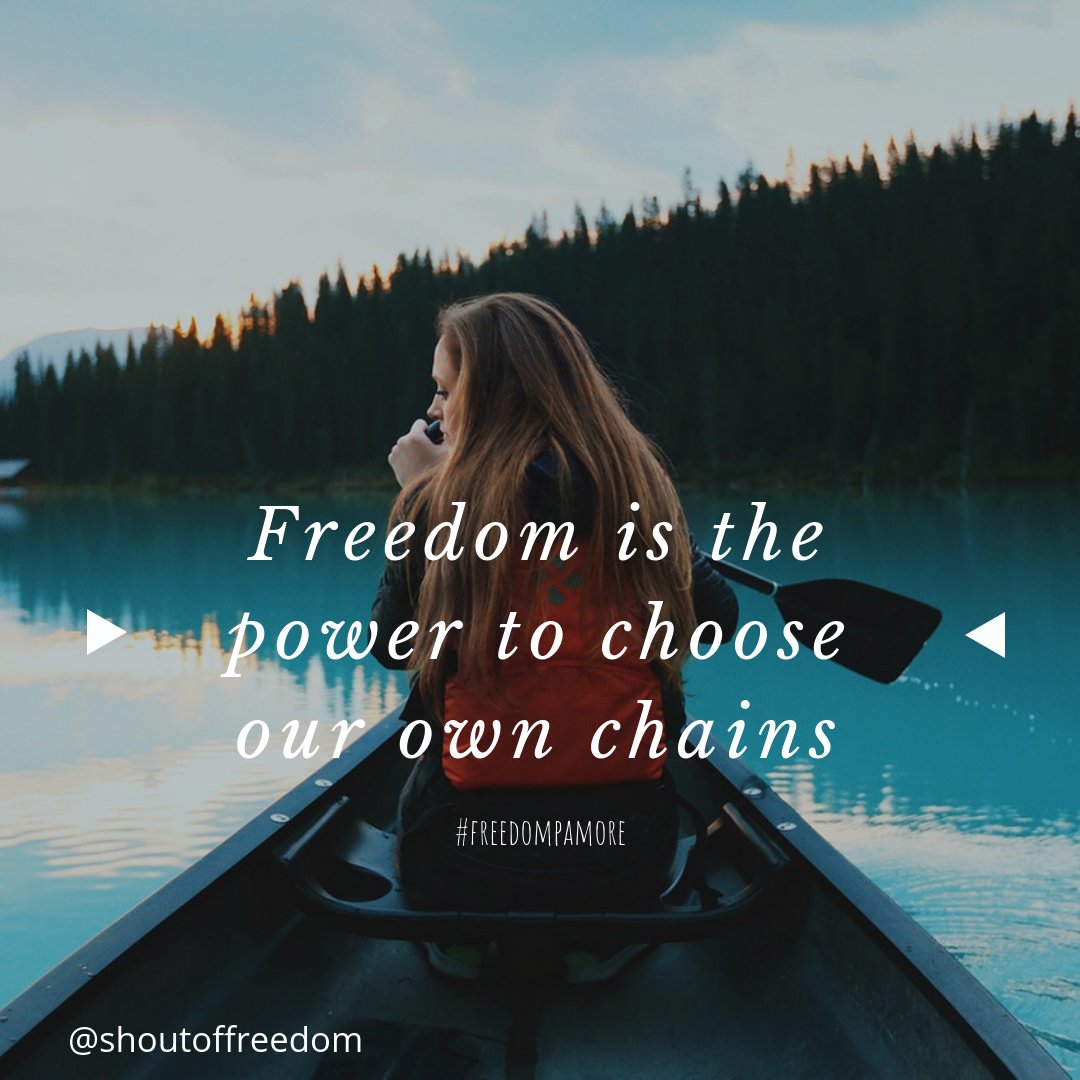 shoutoffreedom's tweet photo. Freedom is the power to choose our own chains ⛓️ https://t.co/S7EQPx2tih