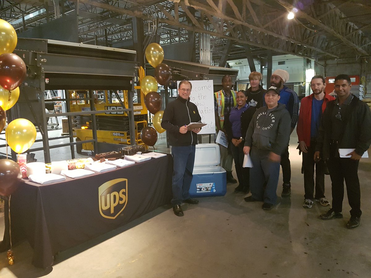 Kicking off the night sort at the new automated hub in Montreal with safety tips and extra awareness. Go Canada Go!!!