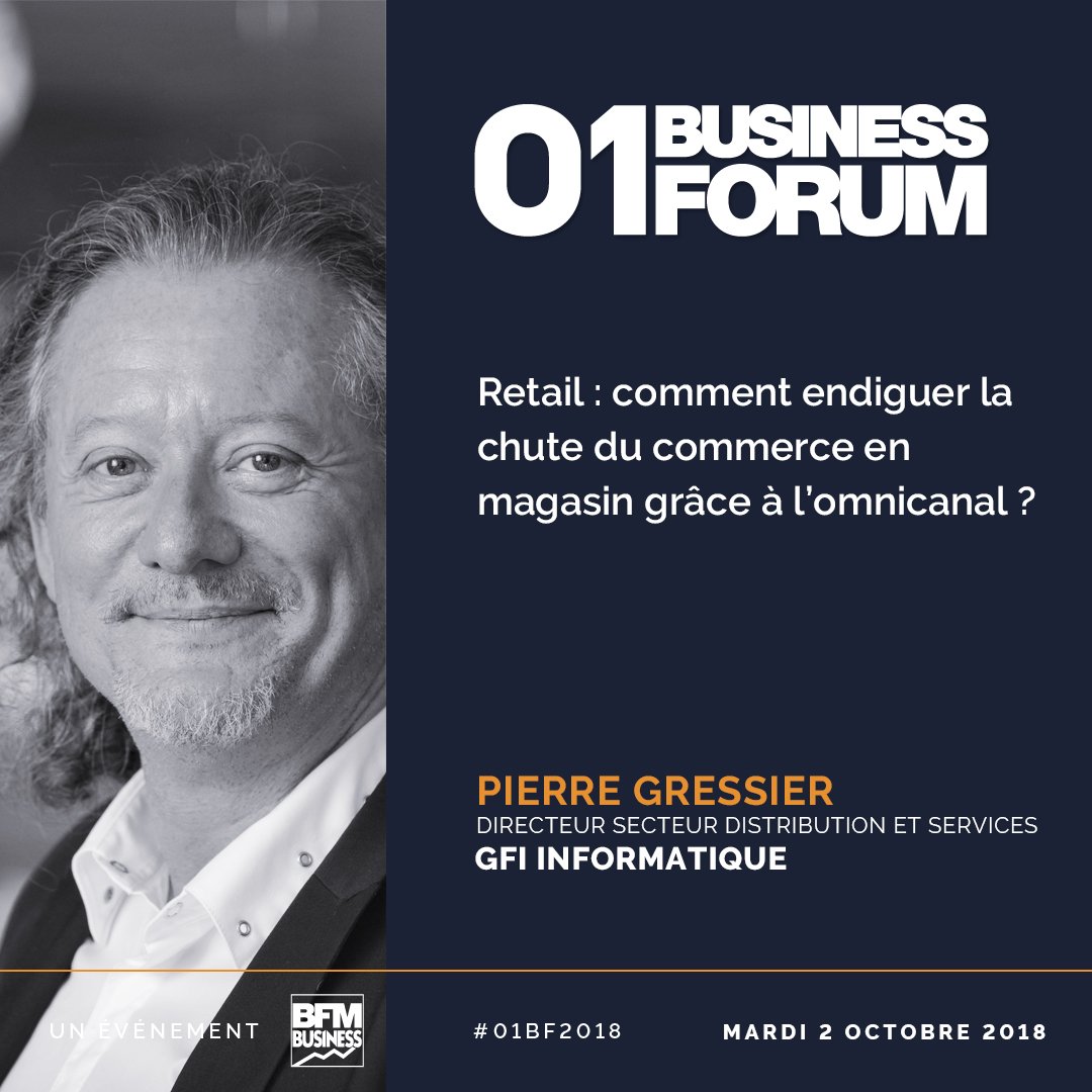 inetum_fra's tweet photo. 🗓️Le 02 octobre au @01BusinessForum, @gressierp Directeur Secteur Distribution &amp; Services @gfiinformatique animera la table ronde : "Retail : comment endiguer la chute du #commerce en magasin grâce à l’omnicanal ?"
En savoir+▶️https://t.co/j9k0dGNKOP &amp; https://t.co/7msjjUEUh2 https://t.co/zWXqfOQtVA