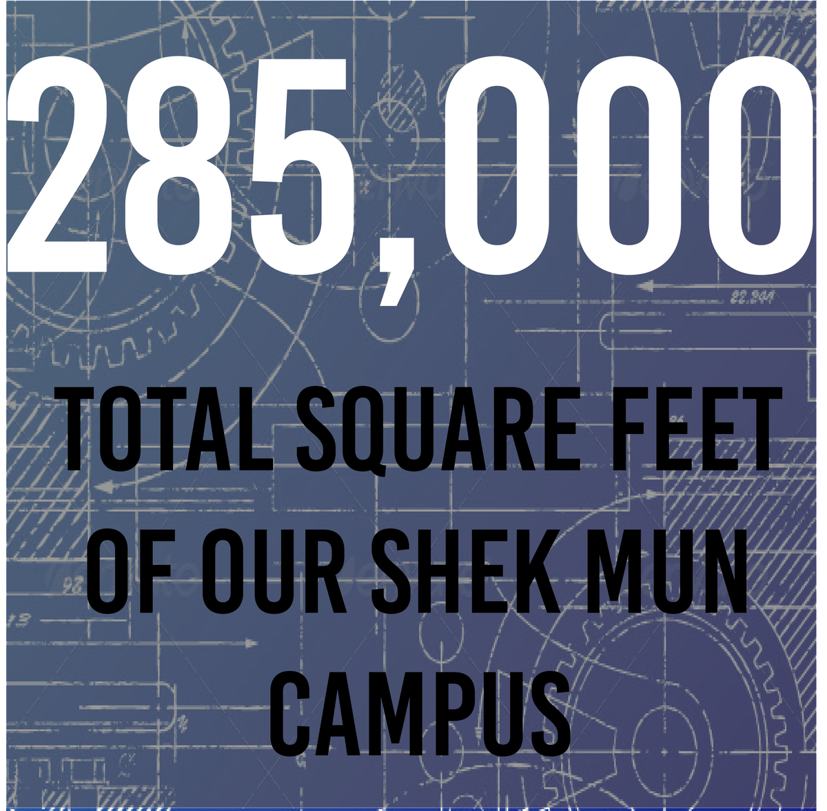 ICSHK's tweet photo. Did you know that #ICSHK's Shek Mun campus is a total of 285,000 square feet? Now you do thanks to this week's #FunFactFriday! https://t.co/AgMjT8xciH